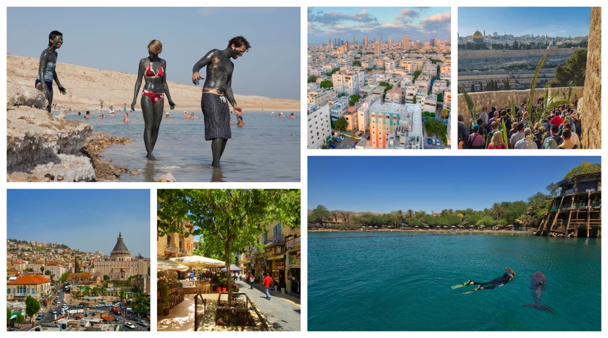 Israel, Mar Muerto, Mar Rojo y Petra